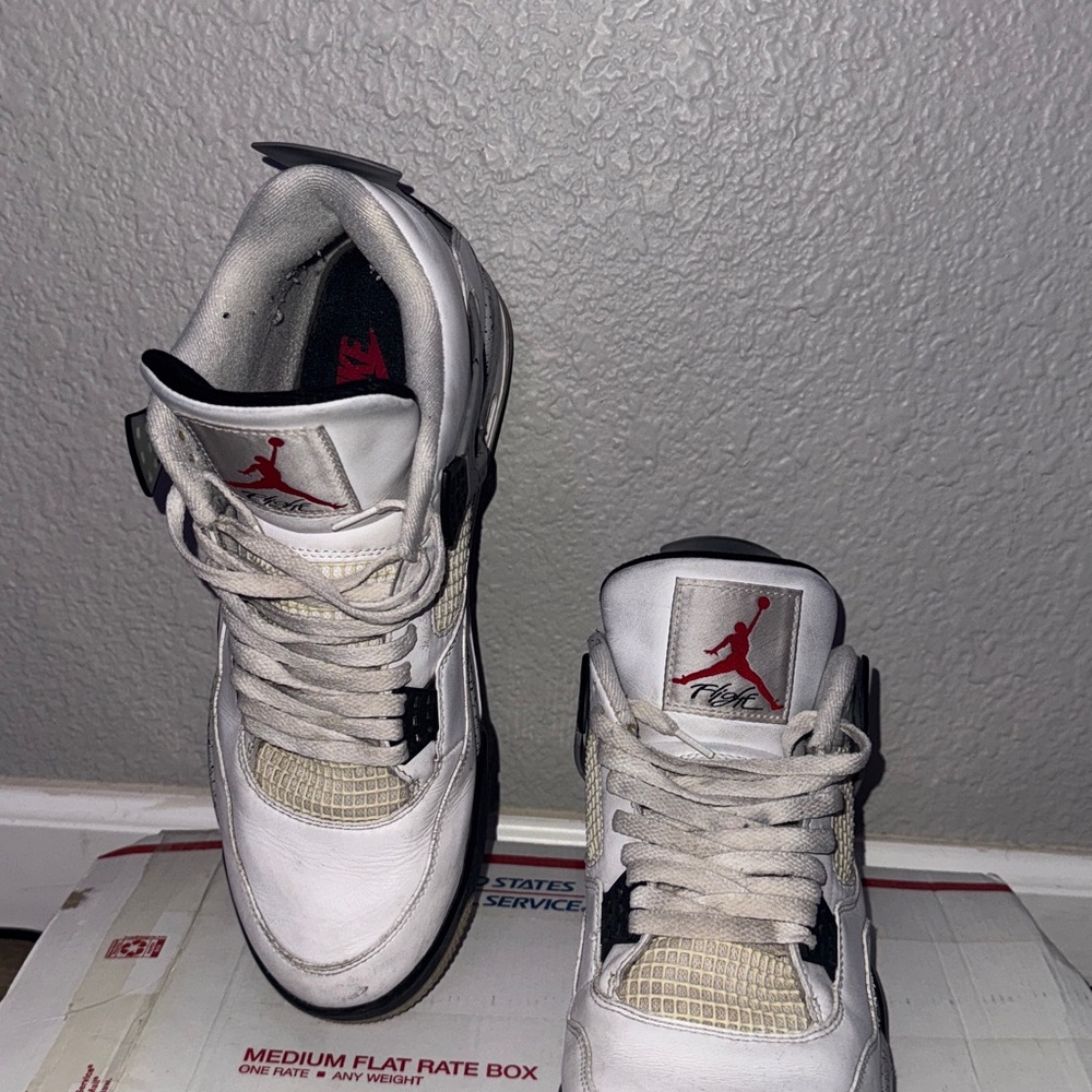 Nike Air Jordan 4 Retro OG White Cement 2025 – Men’s Size 12